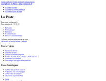 Tablet Screenshot of banquepostale.fr